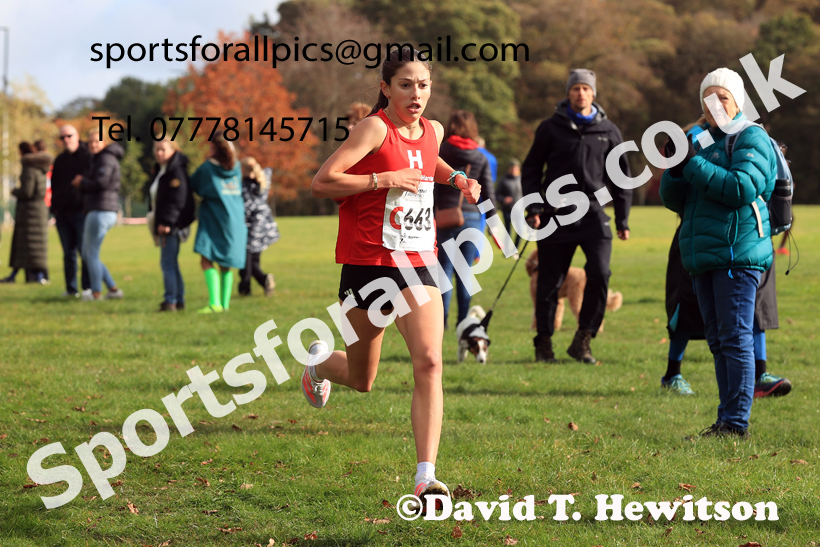 Girls Under-16s 2026 Northern Cross Country Relays, Graves Park, Sheffield. Photo: David T. Hewitson/Sports for All Pics